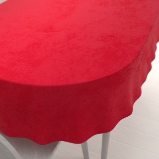 Velký sametový oválný ubrus Velvet Premium SVP-051 Sytě červený - Biante.cz Velký sametový oválný ubrus Velvet Premium SVP-051 Sytě červený - Biante.cz