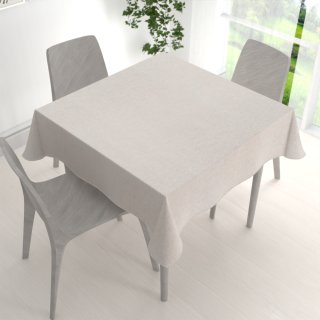 Dekorační čtvercový ubrus BKW-205 Režný žíhaný - detail 1 - Biante.cz Dekorační čtvercový ubrus BKW-205 Režný žíhaný - detail 1 - Biante.cz