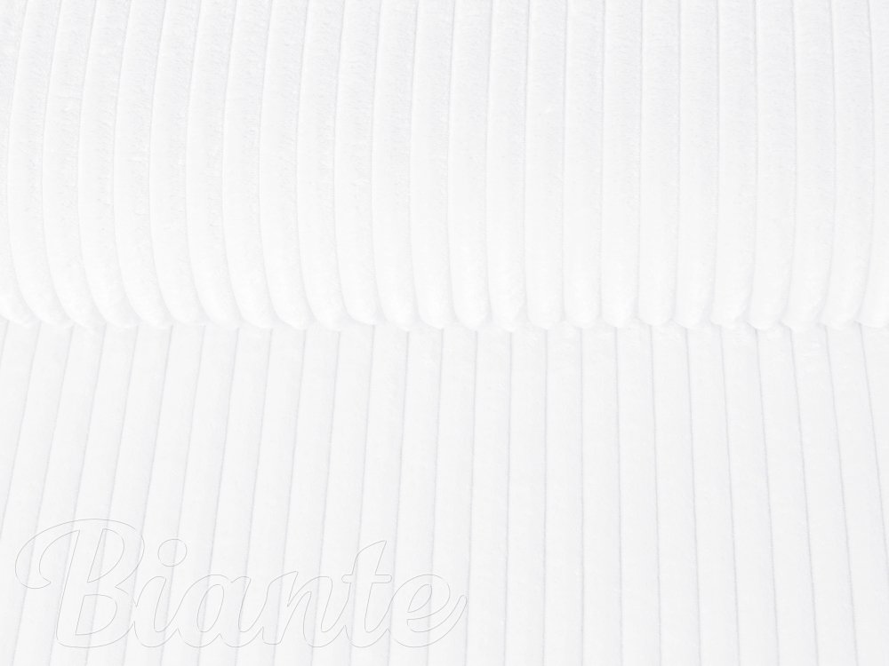 Látka Minky manšestr MKM-004 Bílá - šířka 150 cm - detail 4 - Biante.cz Látka Minky manšestr MKM-004 Bílá - šířka 150 cm - detail 4 - Biante.cz