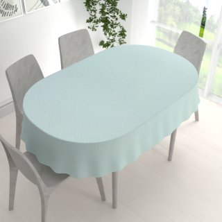 Teflonový oválný ubrus Milano TF-050 - světle mentolový - detail 1 - Biante.cz