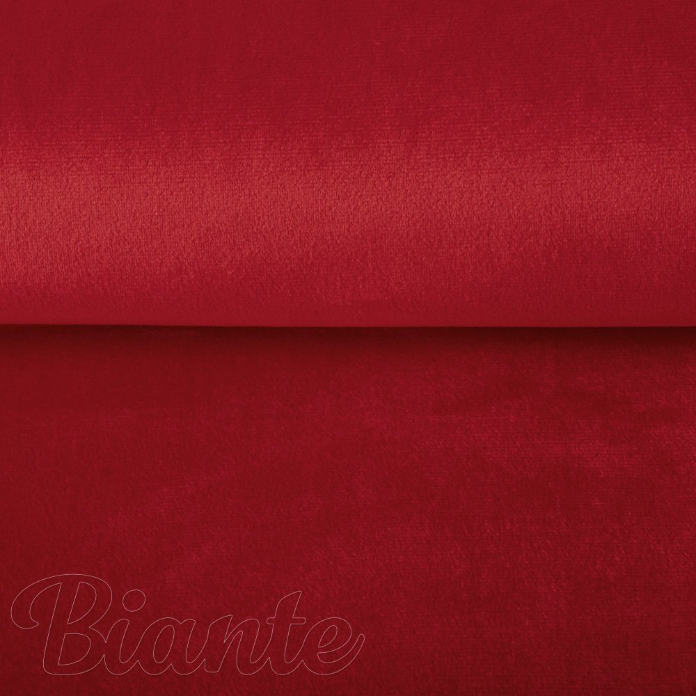 Sametová látka Velvet Premium SVP-038 Sytě červená - šířka 145 cm a 280 cm - detail 2 - Biante.cz