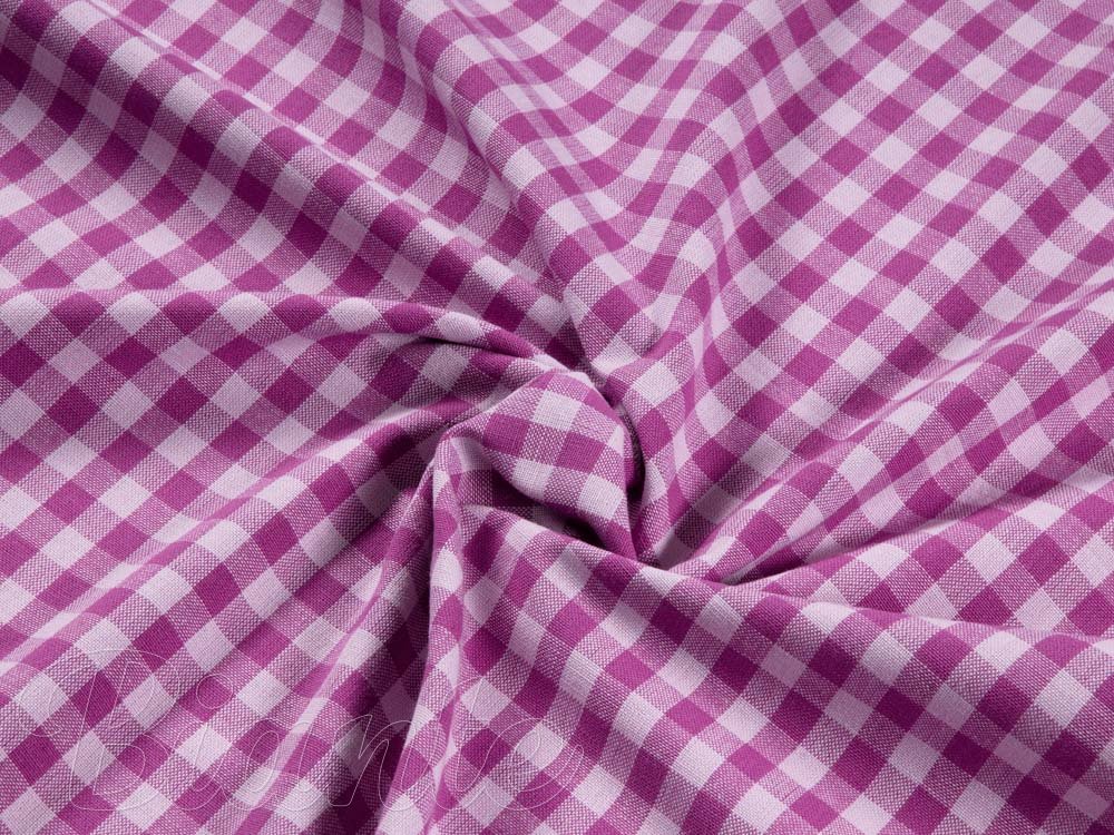 Bavlněná látka Olivia OL-020 Fialová kostka malá - šířka 150 cm - detail 6 - Biante.cz