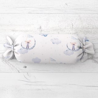 Dětský polštář válec bonbon Sandra SA-579 Myšky mezi modrými obláčky - Biante.cz Dětský polštář válec bonbon Sandra SA-579 Myšky mezi modrými obláčky - Biante.cz