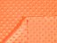 Dětská látka Minky 3D puntíky MKP-022 Oranžová - šířka 150 cm - detail 3 - Biante.cz