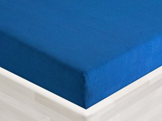 Detské froté napínacie prestieradlo do postieľky FR-016 Modré - detail 1 - Biante.sk Detské froté napínacie prestieradlo do postieľky FR-016 Modré - detail 1 - Biante.sk
