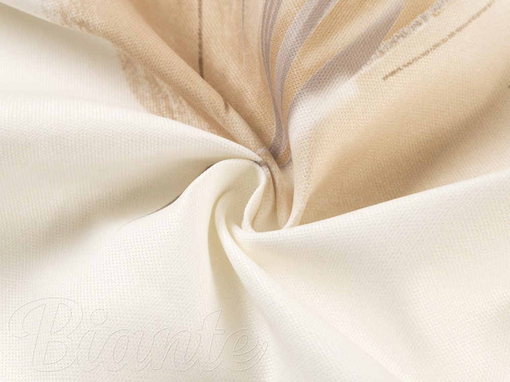 Dekorační látka PM-109 Akvarelové tulipány na krémovém - šířka 150 cm - detail 3 - Biante.cz