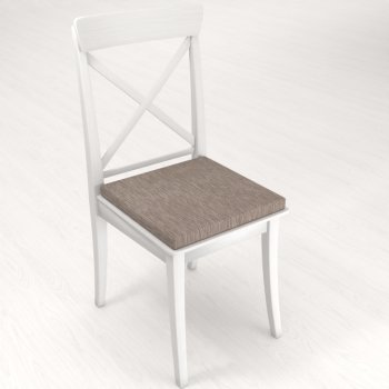 Čtvercový podsedák BKM-303 Šedohnědý melír - 38x38x3 cm - detail 1 - Biante.cz Čtvercový podsedák BKM-303 Šedohnědý melír - 38x38x3 cm - detail 1 - Biante.cz