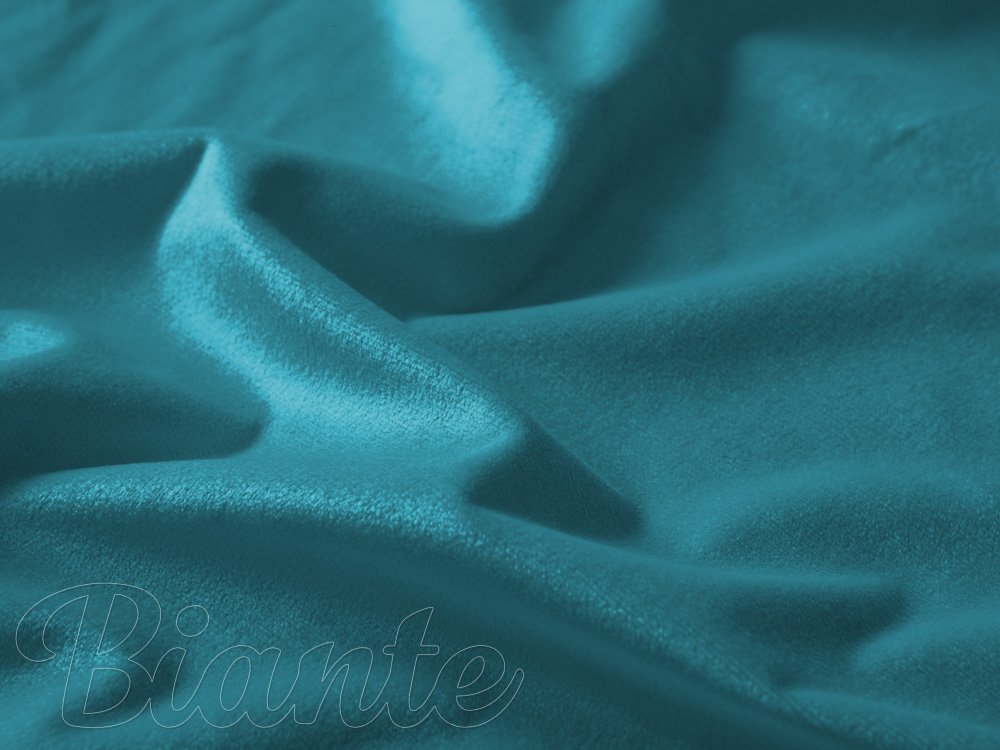Sametová látka Velvet Premium SVP-035 Tyrkysově modrá - šířka 280 cm - detail 3 - Biante.cz Sametová látka Velvet Premium SVP-035 Tyrkysově modrá - šířka 280 cm - detail 3 - Biante.cz