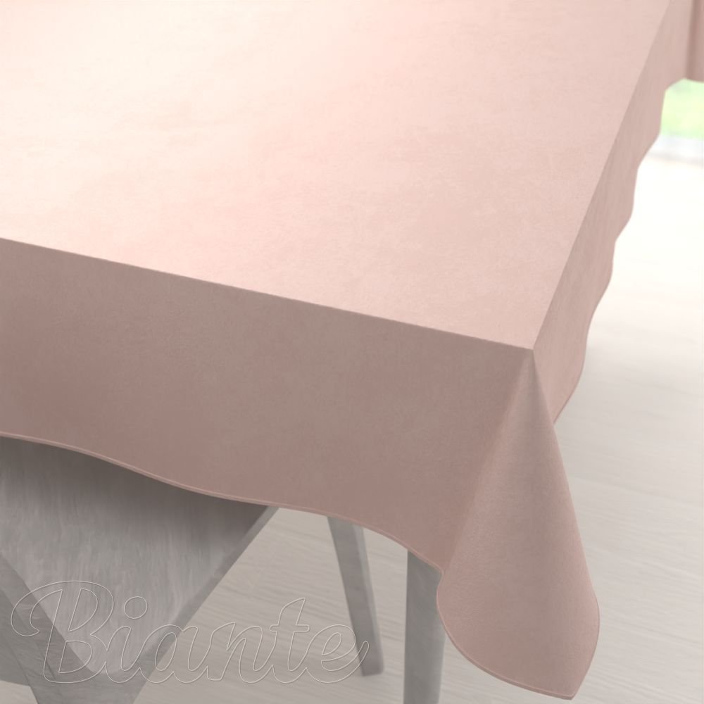 Sametový obdélníkový ubrus Velvet Premium SVP-043 Pudrově růžový - Biante.cz