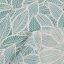 Dekorační látka Leona LN-166 Bílé listy na modrozeleném - šířka 140 cm a 280 cm - detail 3 - Biante.cz
