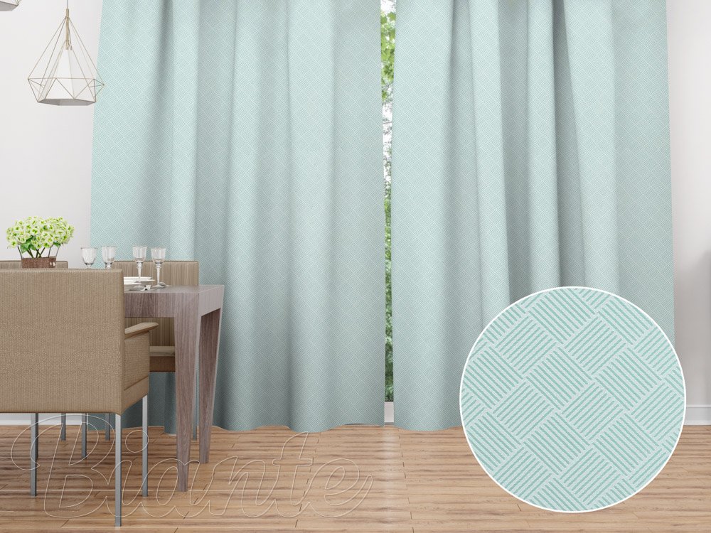 Dekorační závěs Milano TF-050 - světle mentolový - Biante.cz