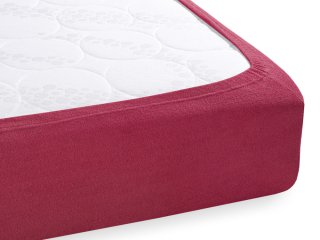 Froté napínacie prestieradlo na vysoký matrac FR-010 Vínové - detail 1 - Biante.sk Froté napínacie prestieradlo na vysoký matrac FR-010 Vínové - detail 1 - Biante.sk
