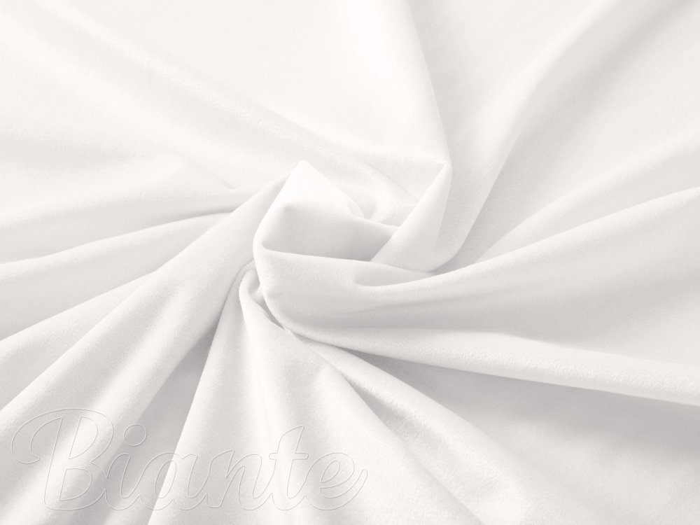 Sametová látka Velvet Premium SVP-024 Krémově bílá - šířka 145 cm - detail 1 - Biante.cz Sametová látka Velvet Premium SVP-024 Krémově bílá - šířka 145 cm - detail 1 - Biante.cz
