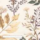 Bavlnená látka/plátno Sandra SA-544 Jesenné vetvičky na krémovom - šírka 160 cm - detail 3 - Biante.sk