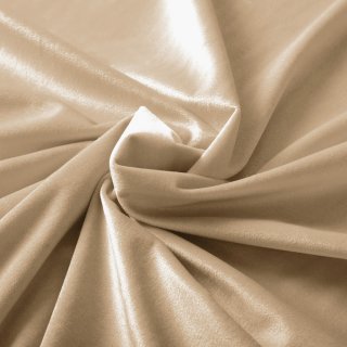 Sametová látka Velvet Premium SVP-006 Pískově béžová - šířka 280 cm - detail 1 - Biante.cz