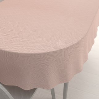 Teflonový oválný ubrus Milano TF-048 - světle růžový - Biante.cz