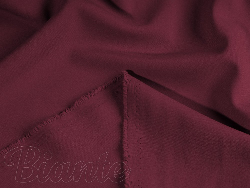 Dekorační jednobarevná látka Rongo RG-085 Tmavě bordó - šířka 150 cm - detail 2 - Biante.cz