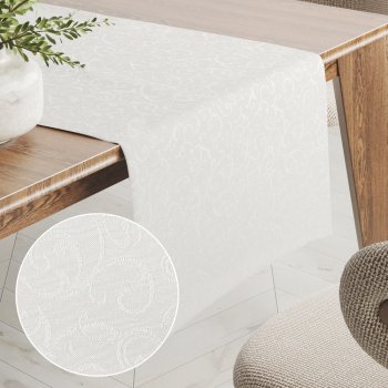 Teflonový běhoun na stůl TF-010 Ornamenty - smetanový - Biante.cz