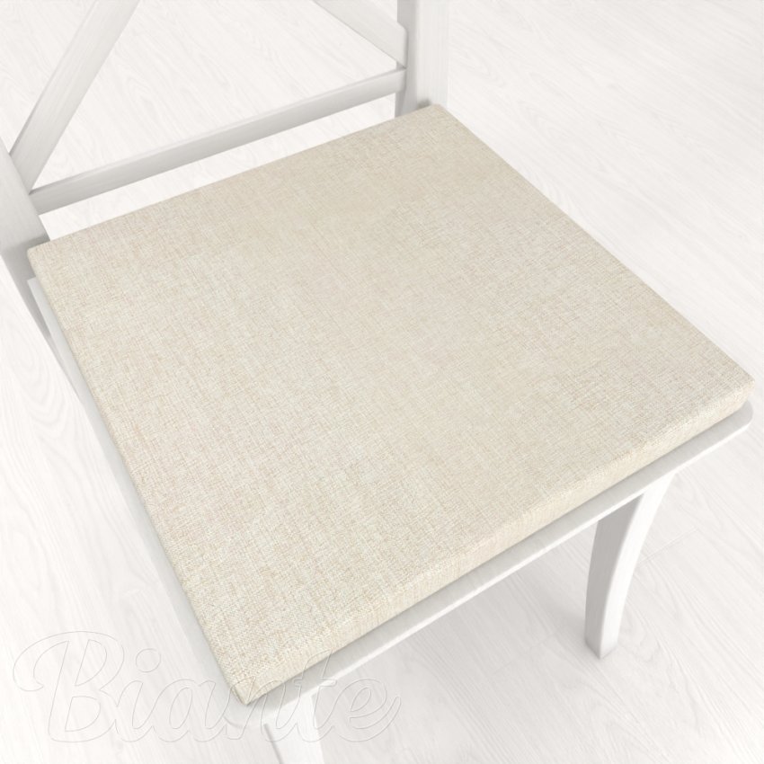 Čtvercový podsedák BKW-207 Pískový žíhaný - 38x38x3 cm - Biante.cz