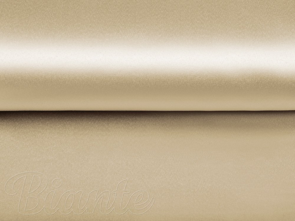 Látka polyesterový satén LUX-L054 Latte - šířka 150 cm - detail 4 - Biante.cz Látka polyesterový satén LUX-L054 Latte - šířka 150 cm - detail 4 - Biante.cz