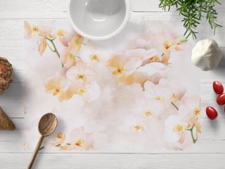 Teflonové prostírání na stůl TF-045 Orchideje na béžovém - Biante.cz Teflonové prostírání na stůl TF-045 Orchideje na béžovém - Biante.cz