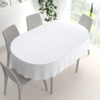 Teflonový oválný ubrus TF-084 Obdélníčky na bílém - detail 1 - Biante.cz Teflonový oválný ubrus TF-084 Obdélníčky na bílém - detail 1 - Biante.cz