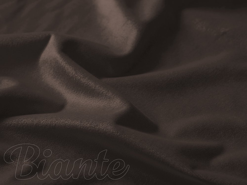 Sametová látka Velvet Premium SVP-016 Tmavě hnědá - šířka 145 cm a 280 cm - detail 3 - Biante.cz Sametová látka Velvet Premium SVP-016 Tmavě hnědá - šířka 145 cm a 280 cm - detail 3 - Biante.cz