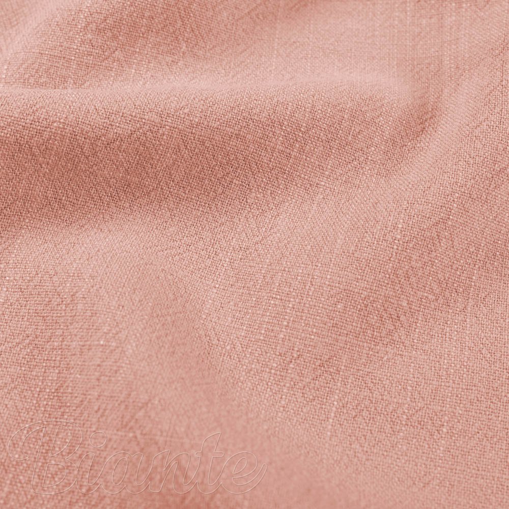 Lněná látka LEN-021 Světle starorůžová - metráž šířka 140 cm - detail 1 - Biante.cz