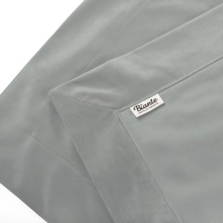 Zamatový prehoz/behúň na posteľ Velvet Prémium SVP-046 Svetlo sivý - detail 1 - Biante.sk