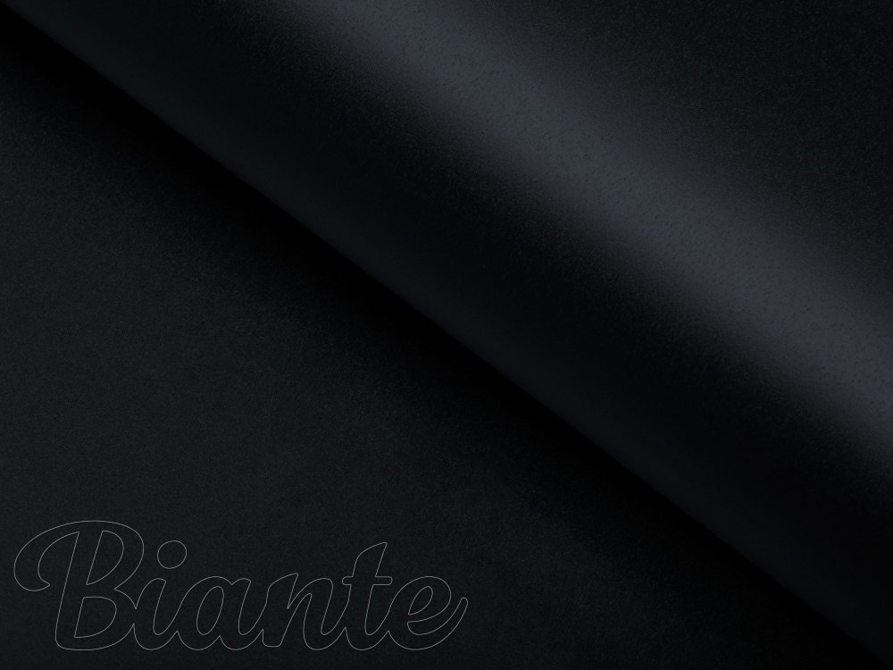 Látka polyesterový satén LUX-026 Černá - šířka 150 cm - detail 2 - Biante.cz Látka polyesterový satén LUX-026 Černá - šířka 150 cm - detail 2 - Biante.cz