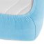 Jersey napínací prostěradlo JR-017 Azurově modré - detail 1 - Biante.cz