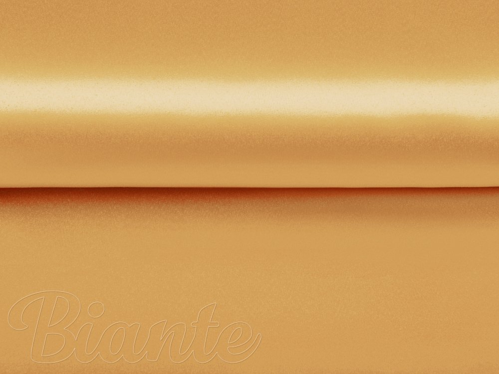 Látka polyesterový satén LUX-029 Zlatá - šířka 150 cm - detail 4 - Biante.cz