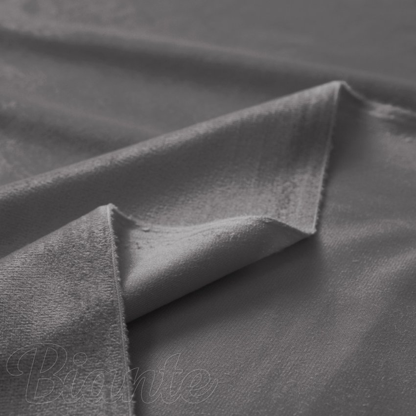 Sametová látka Velvet Premium SVP-017 Tmavě šedá - šířka 145 cm a 280 cm - detail 5 - Biante.cz