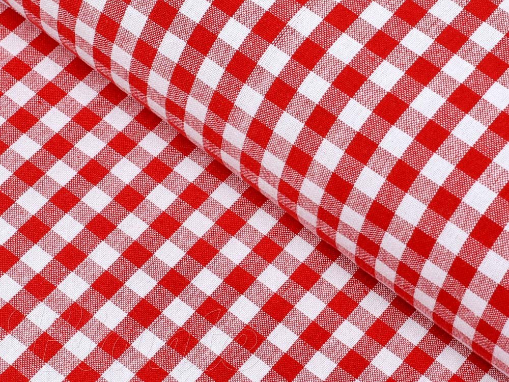 Bavlněná látka Olivia OL-008 Červeno-bílá kostka malá - šířka 150 cm - Biante.cz Bavlněná látka Olivia OL-008 Červeno-bílá kostka malá - šířka 150 cm - Biante.cz