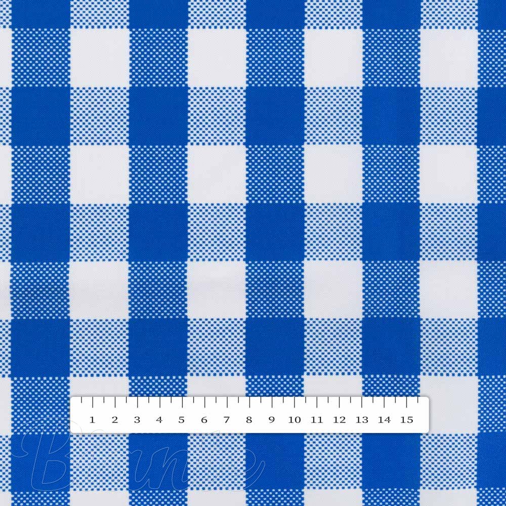 Teflonová látka na ubrusy TF-070 Modro-bílá kostka - šířka 155 cm - detail 7 - Biante.cz