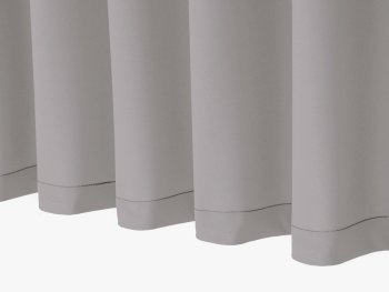 Dekorační závěs Rongo RG-101 Světle šedý - detail 1 - Biante.cz Dekorační závěs Rongo RG-101 Světle šedý - detail 1 - Biante.cz