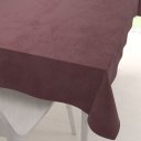 Velký sametový obdélníkový ubrus Velvet Premium SVP-019 Hnědofialový - Biante.cz
