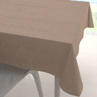 Štvorcový obrus/imitácia brúsenej kože Alcantara ALC-006 Béžový - Biante.sk
