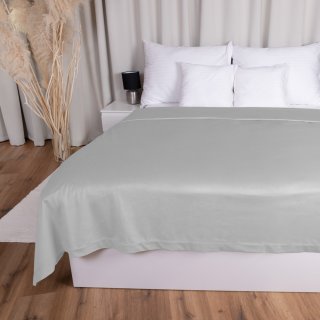 Sametový přehoz na postel Velvet Premium SVP-027 Světle šedý - Biante.cz Sametový přehoz na postel Velvet Premium SVP-027 Světle šedý - Biante.cz