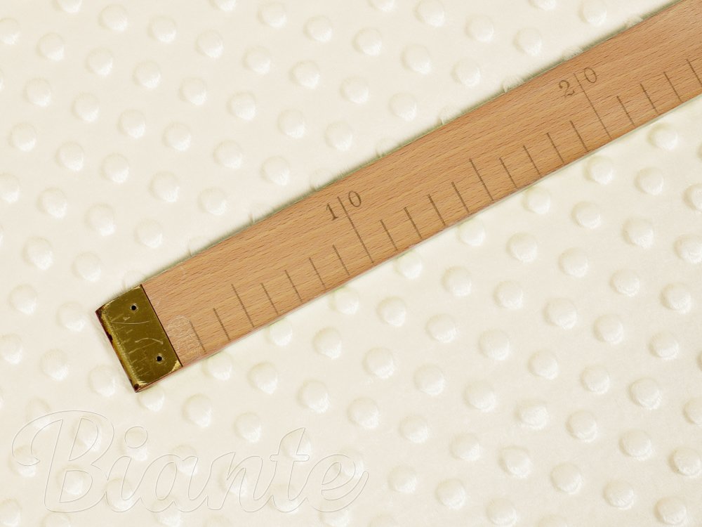 Dětská látka Minky 3D puntíky MKP-014 Krémová - šířka 150 cm - detail 5 - Biante.cz Dětská látka Minky 3D puntíky MKP-014 Krémová - šířka 150 cm - detail 5 - Biante.cz