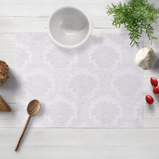 Dekoračné prestieranie na stôl Monako PM-122 Zámocký vzor biely - Biante.sk Dekoračné prestieranie na stôl Monako PM-122 Zámocký vzor biely - Biante.sk