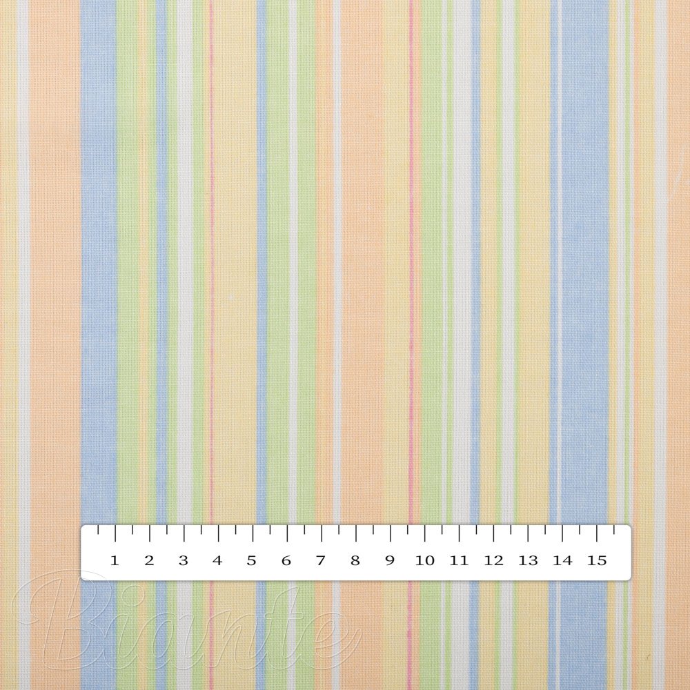 Bavlněná látka/plátno Sandra SA-734 Pastelově barevné proužky - šířka 160 cm - detail 3 - Biante.cz