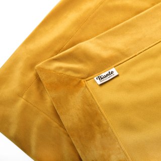 Sametový přehoz/běhoun na postel Velvet Premium SVP-037 Zlatavě oranžový - detail 1 - Biante.cz Sametový přehoz/běhoun na postel Velvet Premium SVP-037 Zlatavě oranžový - detail 1 - Biante.cz