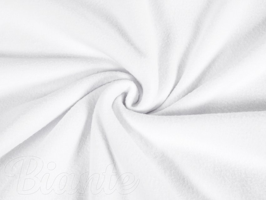 Polar fleece antipilling PF-001 bílý – metráž š. 140 cm - Biante.cz