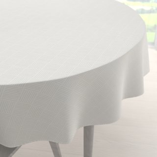 Teflonový kulatý ubrus Milano TF-049 - smetanový - Biante.cz