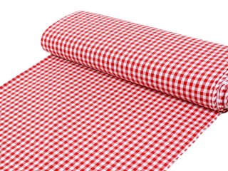 Bavlnená látka Olivia OL-008 Červeno-biela kocka malá - šírka 150 cm - detail 1 - Biante.sk Bavlnená látka Olivia OL-008 Červeno-biela kocka malá - šírka 150 cm - detail 1 - Biante.sk