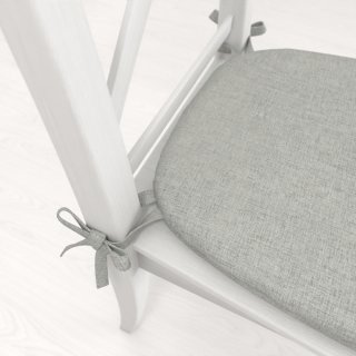 Oblý podsedák BKW-208 Sivé žíhanie - 39x37x3 cm - detail 1 - Biante.sk