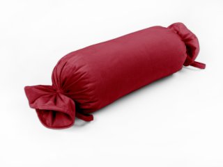 Sametový polštář válec bonbon Velvet Premium SVP-007 Malinově červený - Biante.cz Sametový polštář válec bonbon Velvet Premium SVP-007 Malinově červený - Biante.cz