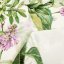 Sametová látka Tamara TMR-035 Fialové zvonky s listy na bílém - šířka 140 cm - detail 6 - Biante.cz