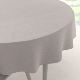 Teflonový kulatý ubrus TF-066 Béžový režný - Biante.cz